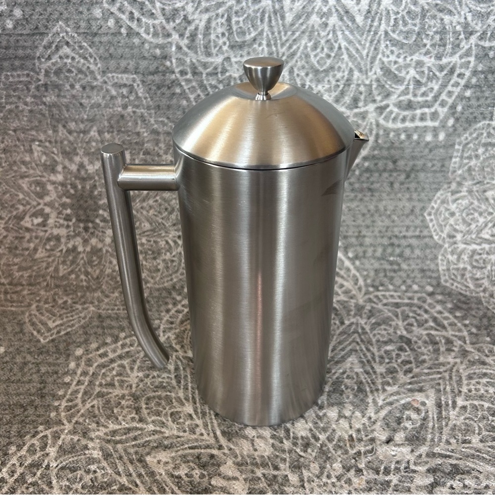 Frieling Double Walled French Press 36 Oz Brushed Stainless Steel 0144